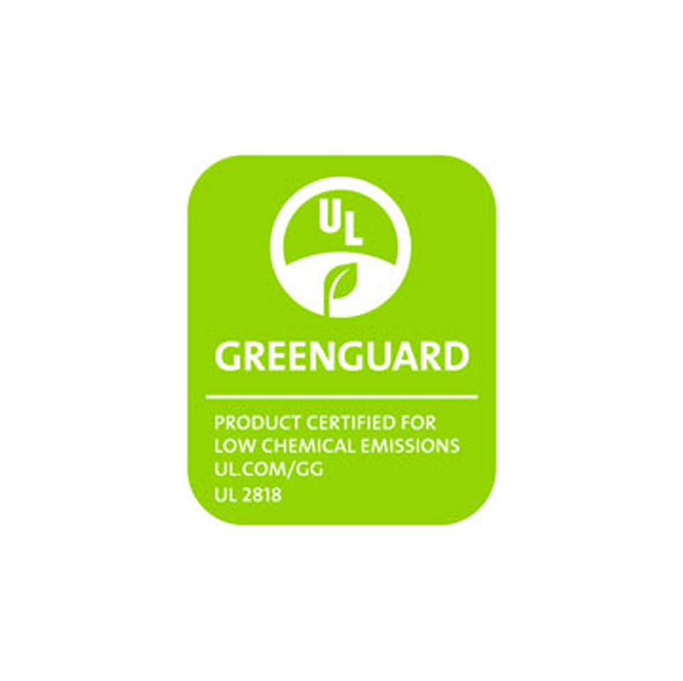 Greenguard Certified for healthy materials